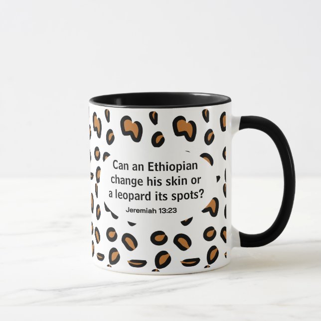 Amharic and English Bible Verse Mug (Right)