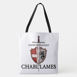 AMHE logo poster from 74 Tote Bag