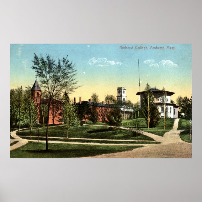 Amherst College Repro Vintage 1912 Poster (Front)