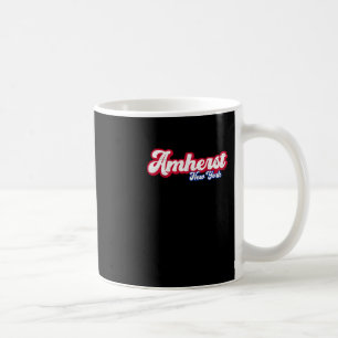 Amherst New York Ny Retro Script 716 Western New Y Coffee Mug