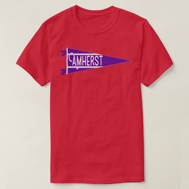 Amherst Pennant  T-Shirt (Design Front)