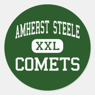 Amherst Steele - Comets - High - Amherst Ohio Classic Round Sticker