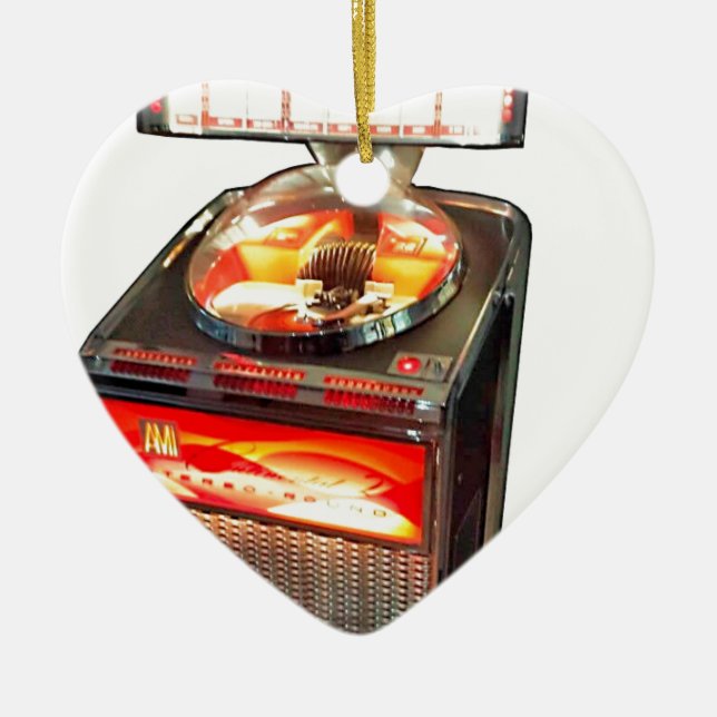 AMI Continental 2 Jukebox Ceramic Tree Decoration (Front)