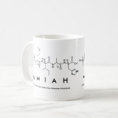 Amiah peptide name mug (Front Left)