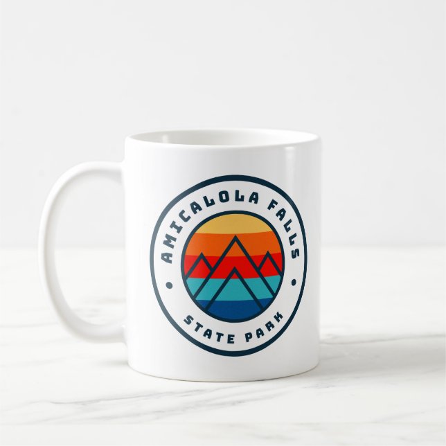 Amicalola Falls State Park Georgia GA Gift Coffee Mug (Left)