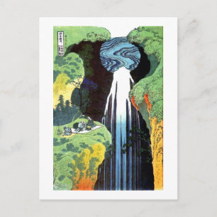 Amida Waterfall, Hokusai Japanese Fine Art Postcard