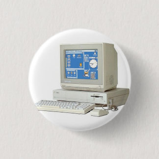 Amiga Family Computer System 3 Cm Round Badge