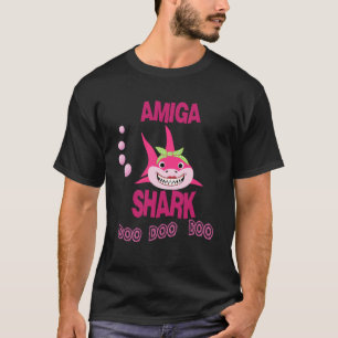Amiga Shark Friend Playera para Friend en Espanol T-Shirt