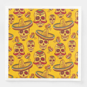 Amigo Skulls Napkin
