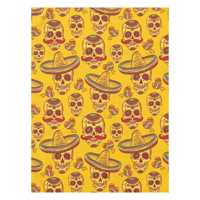 Amigo Skulls Tablecloth (Front)