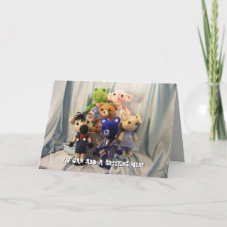 Amigurumi Friends Greeting Card