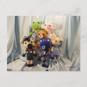 Amigurumi Friends Postcard