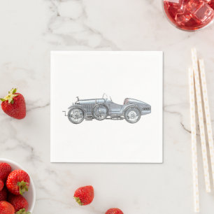 Amilcar Race Car Napkin