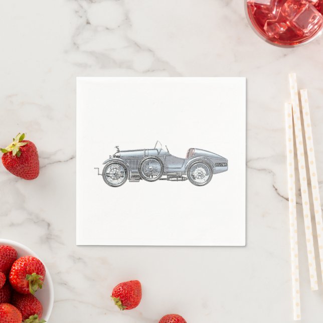 Amilcar Race Car Napkin (Insitu)