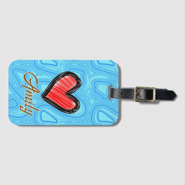 Amily Luggage Tag (Front Horizontal)