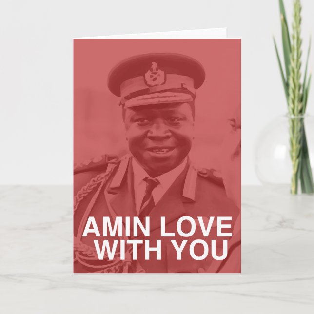 amin love with you holiday card (Front)