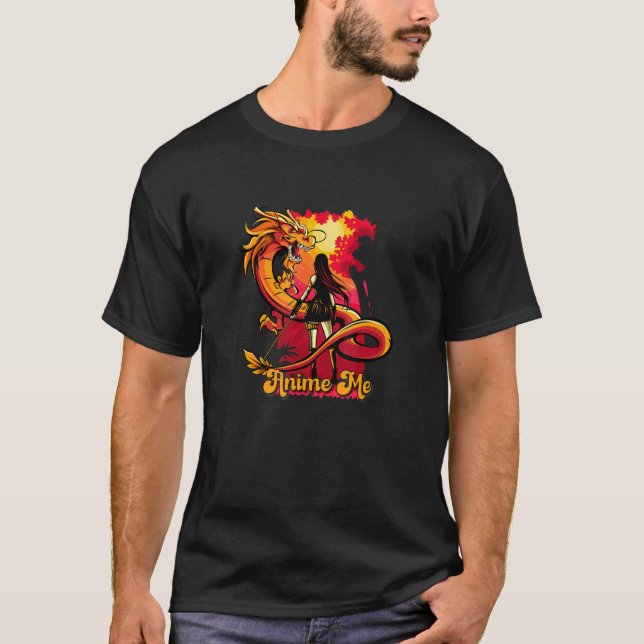 Amine Me Girl Dragon Slayer T-Shirt (Front)