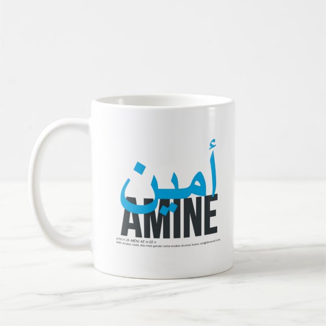 Amine Name Pronunciation and Meaning Coffee Mug (Left)