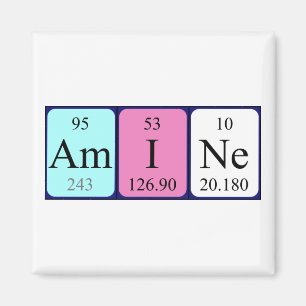 Amine periodic table name magnet