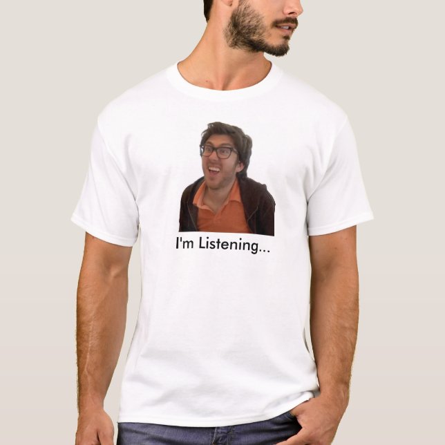 Amir Bloomenfeld T-shirt: I'm listening T-Shirt (Front)
