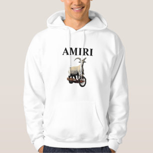 amiri black front  hoodie