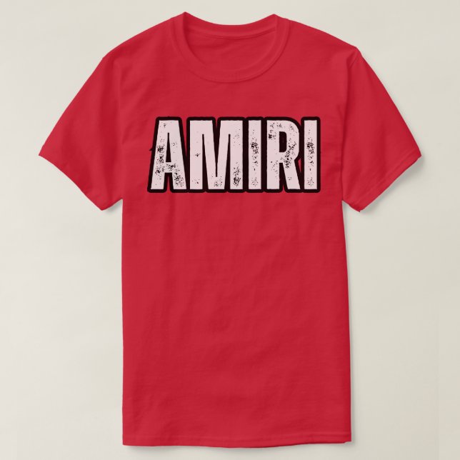 Amiri Name Gift Birthday Holiday Anniversary 1 T-Shirt (Design Front)