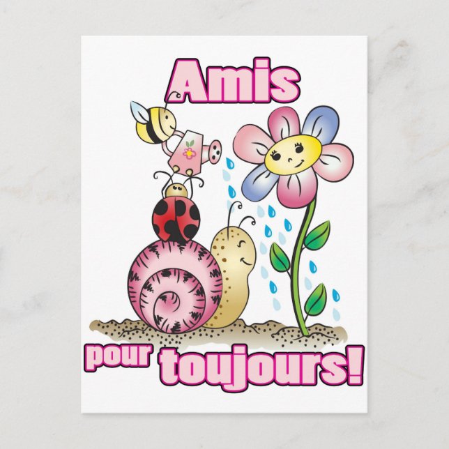 Amis pour toujours postcard (Front)