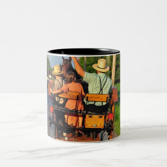 Amish Buggy Coffee Mug (Center)