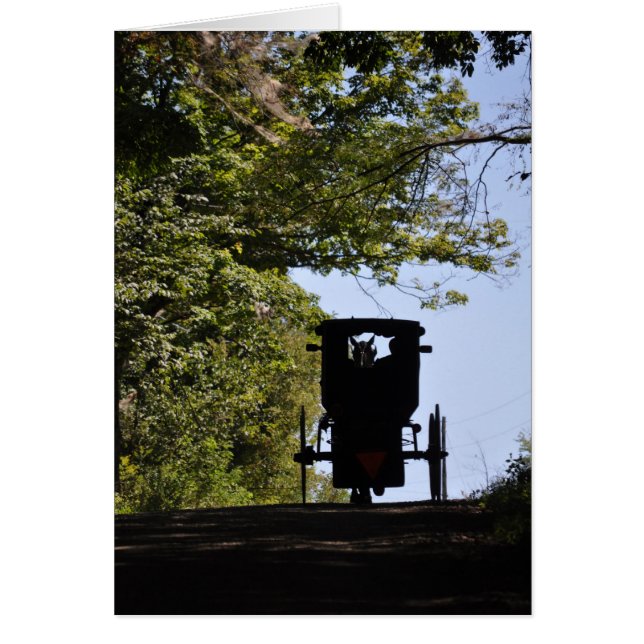 Amish Buggy -Day Silhouette (Front)
