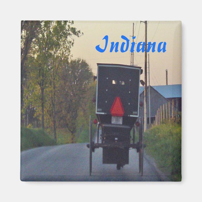 Amish Buggy Magnet (Front)