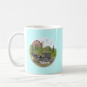 Amish Buggy Returning mug