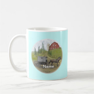 Amish Buggy Visiting mug