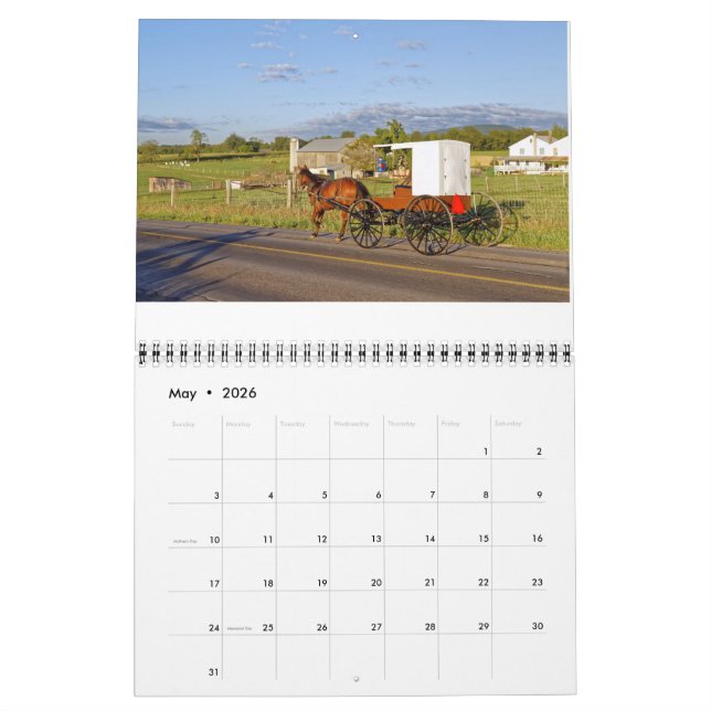Amish Calendar 2020 (May 2026)