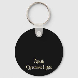 Amish Christmas Lights Key Ring