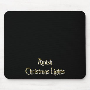 Amish Christmas Lights Mouse Mat