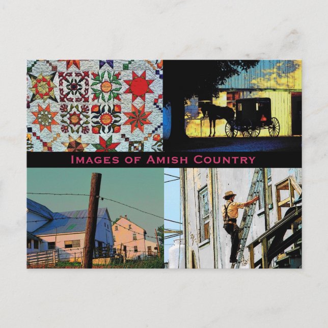Amish Country Postcard (Front)