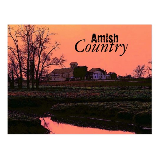 Amish Country Postcard