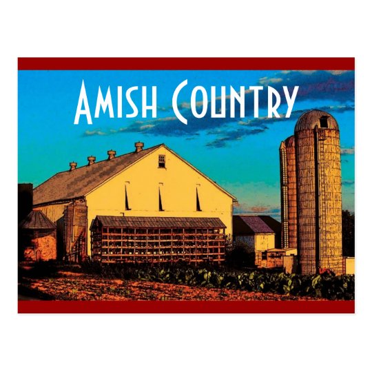 Amish Country Postcard - Customised
