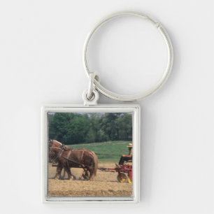 Amish Country simple people in farming with Key Ring