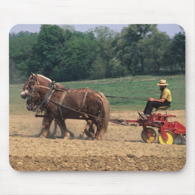 Amish Country simple people in farming with Mouse Mat (Front)