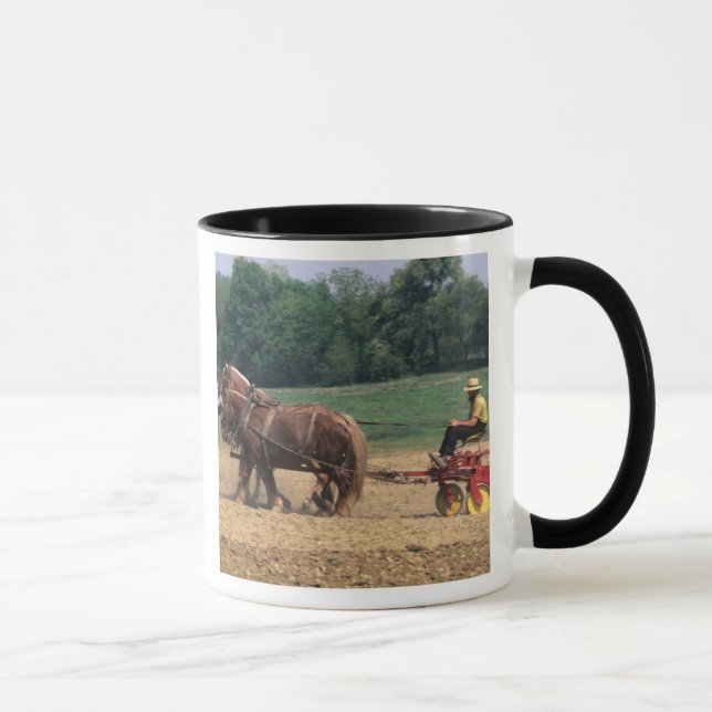 Amish Country simple people in farming with Mug (Right)