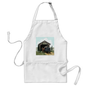 Amish Covered Bridge Standard Apron