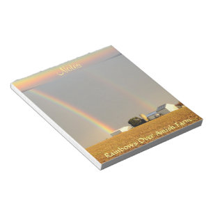 Amish Double Rainbow!  Notepad