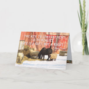 Amish Farm Christmas Cards, Add Holiday Card