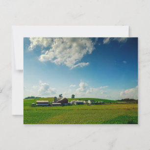 Amish Farm During Summer, Holmes County, Ohio Postcard