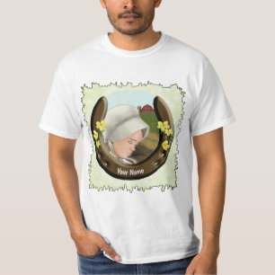Amish Girl Horseshoe t-shirt