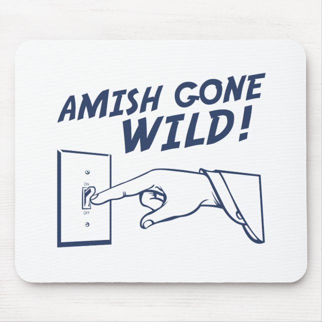 Amish Gone Wild! Mouse Mat (Front)