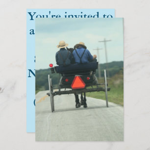 Amish guys invitation