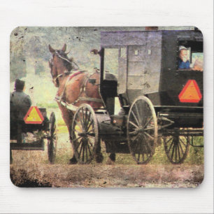 Amish Horse and Buggy Mouse Mat