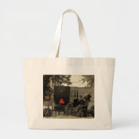 Amish Horse and Buggy Sepia Postcard Digital Art